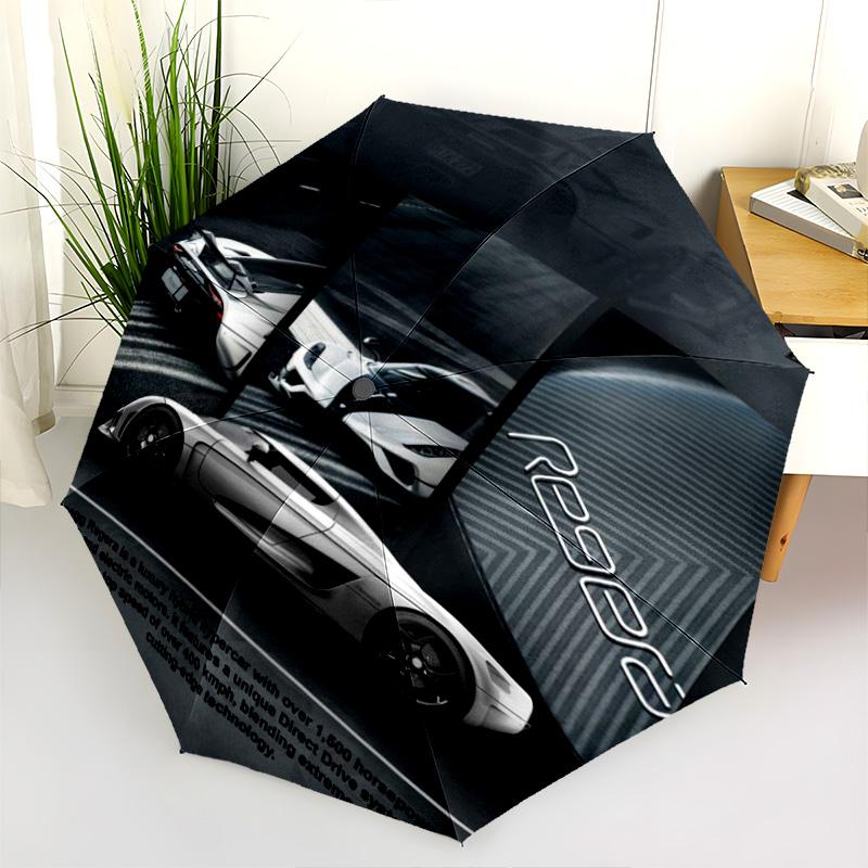 Koenigsegg Jesko: Elegance Folding umbrella Umbrella 8 paraphenoid bones light travel Sun umbrella