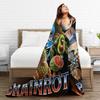 Italian Brainrot Tralalelo Tralala Tung Tung Tung Sahur Meme  Fleece Blanket Throw Blanket for Bed Sofa Couch Plush Thin Quilt