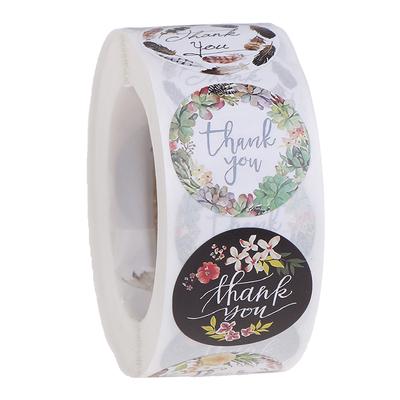 500ks samolepek s poděkováním Pečetní štítky pro svatební party scrapbooking samolepky