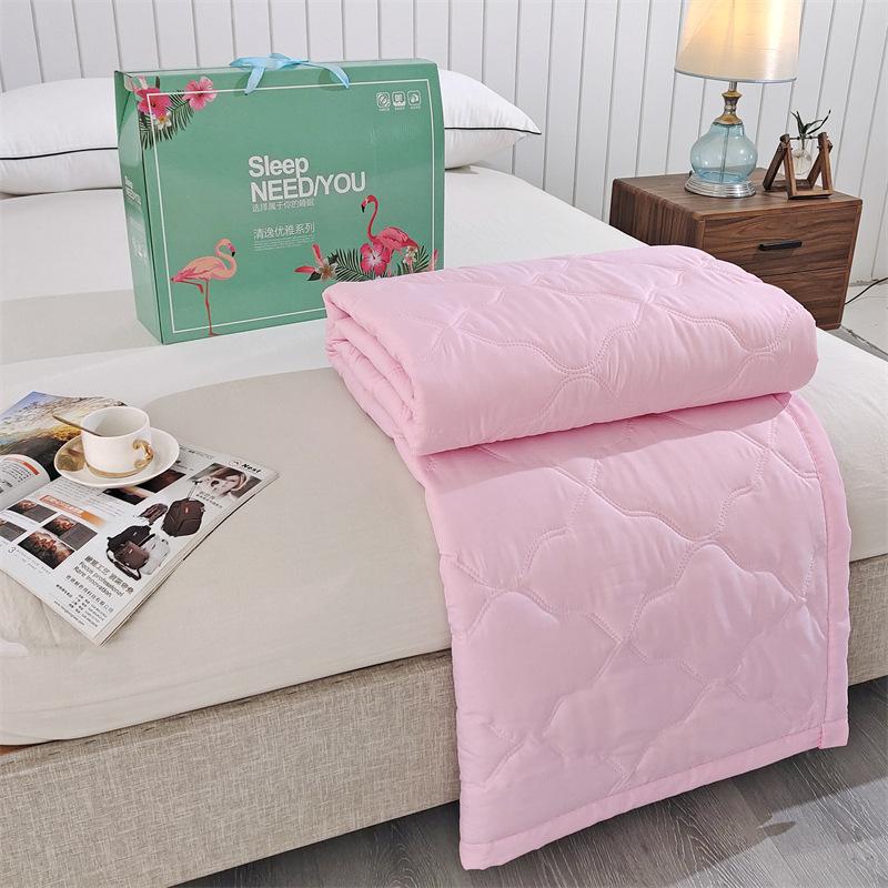 Summer thin blanket, new air conditioning quilt, gift, skin friendly washed cotton, summer cool quilt