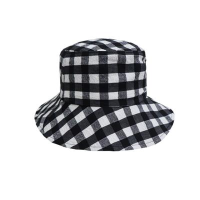 MAD FACTORY cheack bucket şapka - siyah