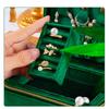 Flannel Jewelry Box, Jewelry Storage Box, Double-layer High-grade High-grade Anti-oxidation Jewelry Box.
