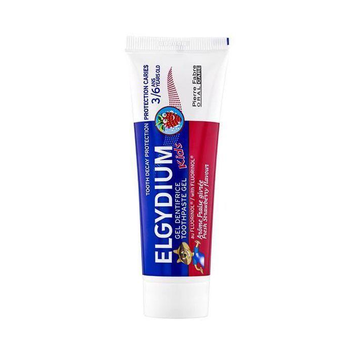 Dentifrice - Elgydium - KIDS - Fraise Givrée - 50ml - Protection Émail