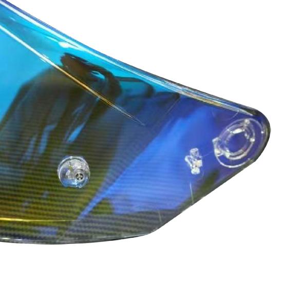 Helma Čelní sklo Noční vidění Ochranné Průhledné Celobličejové REVO Helma na motorku Skleněná čočka pro KYT NFR NXR