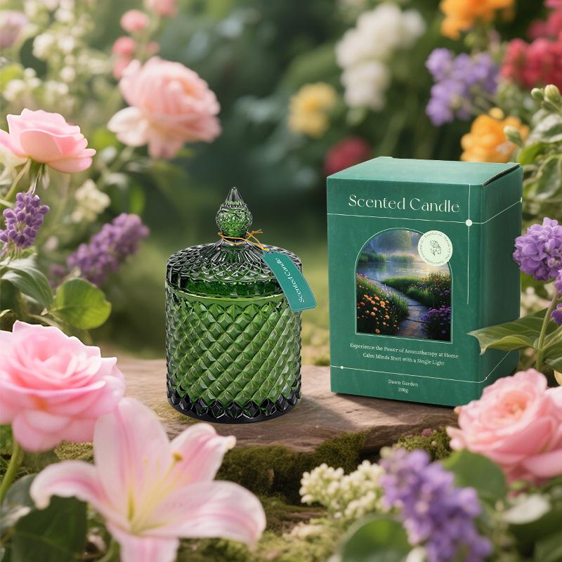 

Scented Aromatherapy Glass Cup Candles for Home, Bedroom, and Gifts