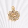 Japanese-Korean Exquisite Flower Pendant - Light Luxury & Versatile Design Jewelry
