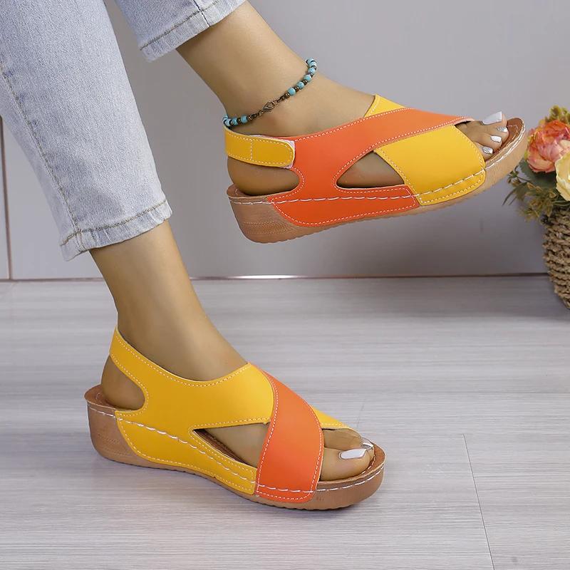 Fashion Women Sandals New Summer Beach Walking Fashion Shoes Party Sandals Women Comfortable Ladies Shoes Open Toe Female Women Sandals