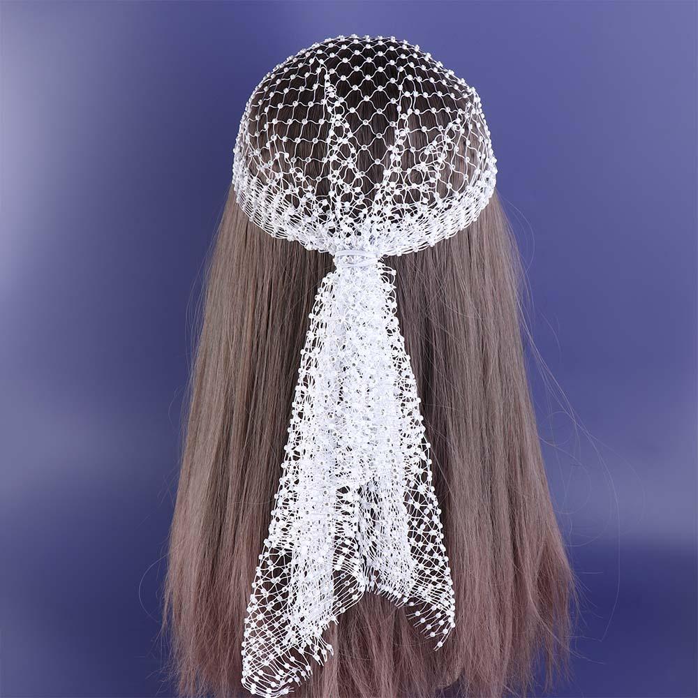 Accessories Summer Bohemian Bling Turban Mesh Head Scarf Cap Rhinestone Headband Women Hair Scarf