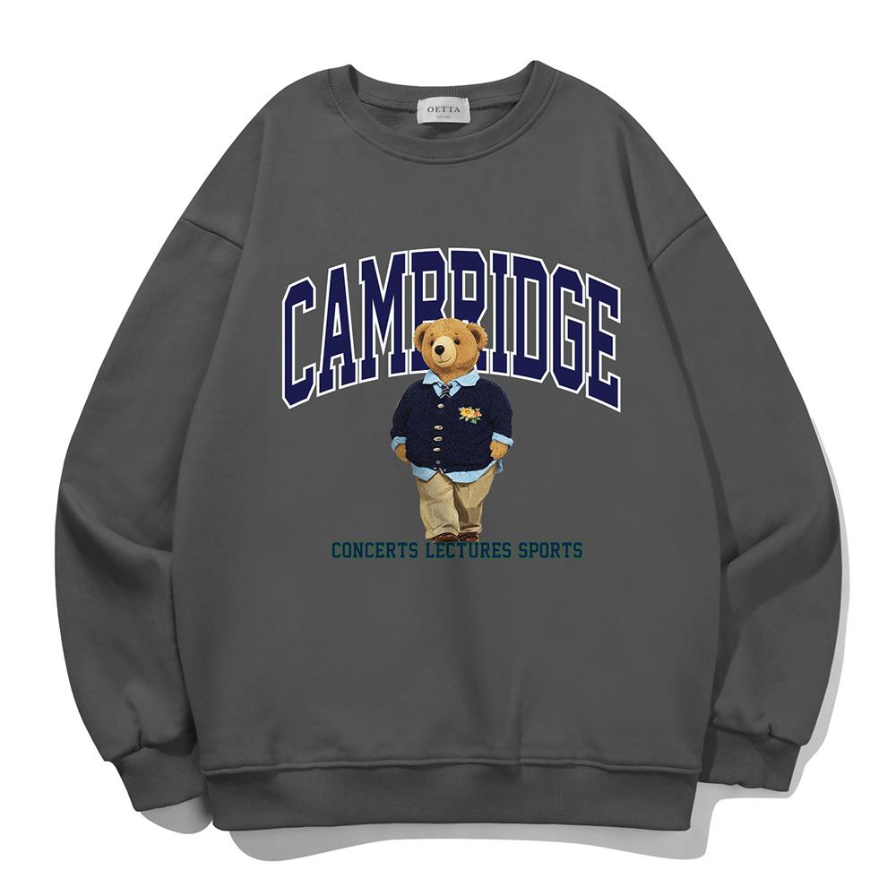 Толстовка с мишкой Тедди Yda Cambridge Темно-серая M