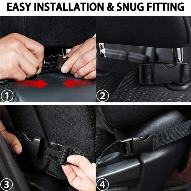 1pc/ 2pcs Car Seat Back Organizer 9 Storage Pockets with Touch Screen Tablet Holder Protector for Kids Children Car Accessories