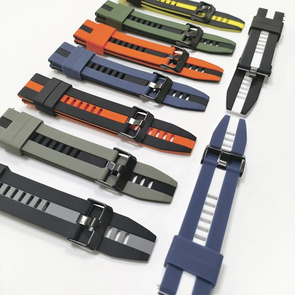 Cinturino Sportivo 20mm 22mm Per Huawei Watch 5 4 Pro/GT 5 Pro/GT5 4 3 2 Braccialetto in Silicone Per Amazfit GTR 4 3/GTS 4 Cinturino Orologio Correa