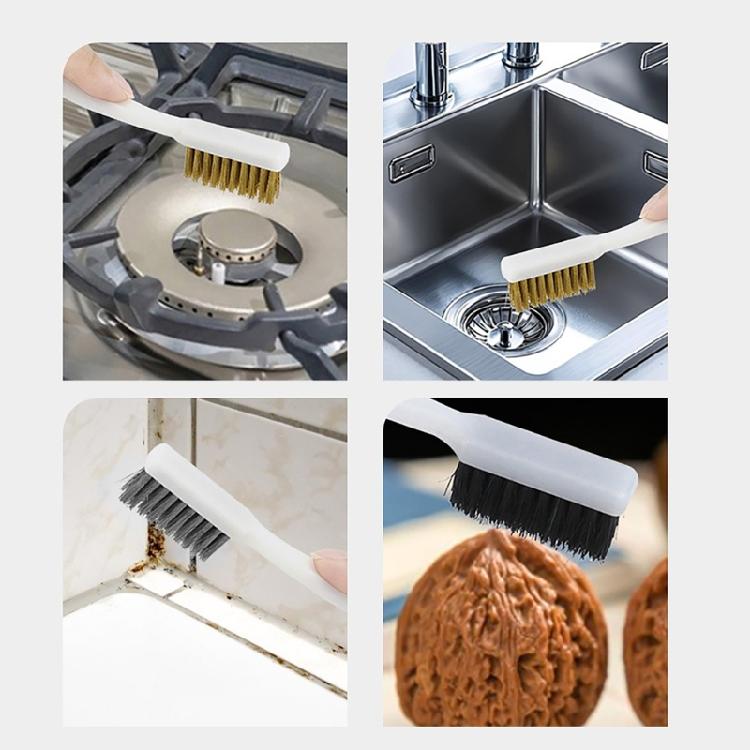 Medium Hard Bristle Brush Ergonomic Handle Not Slip Handle Brush for Gentle Polishing & Maintenance of Collectible Items