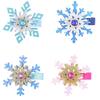 Stylish Snowflake Hair Barrettes Hair Clip Sweet Hairpin Christmas Glitter Hair Clip Christmas for Women Girl