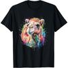 Camel Men Woman Colorful Watercolor Camel T-Shirt