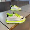 Scarpe da uomo autunnali in rete traspirante marca di tendenza senso avanzato Forrest Gump sportive da corsa casual suola spessa aumento altezza interna scarpe da papà alla moda