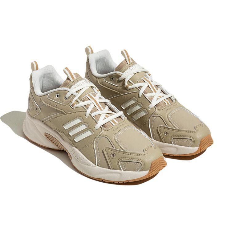 Adidas Neo JZ Runner Fabric Leather Suede Trendy Versatile Durable Lightweight Low Top Casual Shoes Unisex Sneaker Brown IG9433