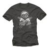 Sommer Makaya Lustiges Tier-T-Shirt für Herren Cooles Faultier-Geschenk Schwarzes Herren-T-Shirt mit Rundhalsausschnitt und kurzen Ärmeln