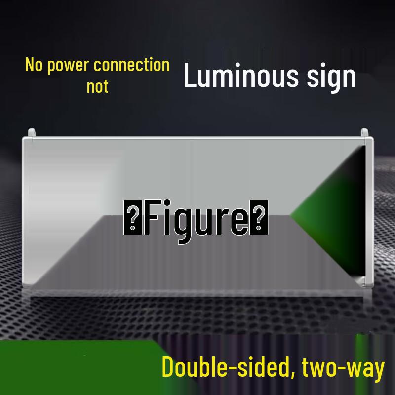 UOSU Power-Free Double-Sided Self-Luminous Safety Exit Sign