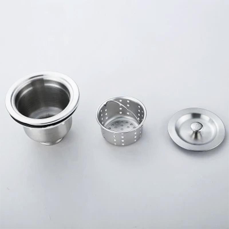 1pc Kitchen Sink Strainer W/Handle, RV Kitchen Sink, Sink Waste Strainer, Stainless Steel Sink Dishwasher Hopper, Restaurant Sin