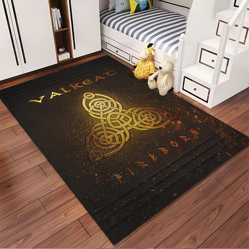 Valkeat Fireborn Celtic Design suitable as a non-slip mat for the living room or bedroom sofa