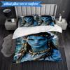 3-teiliges Ava-tar Abenteuer Bettwäsche-Set, Enthält 1 Stück Bettbezug und 2 Stück Kissenbezüge. Perfekt für Schlafzimmer, Wohnheim, Weihnachtsgeschenk für Fans