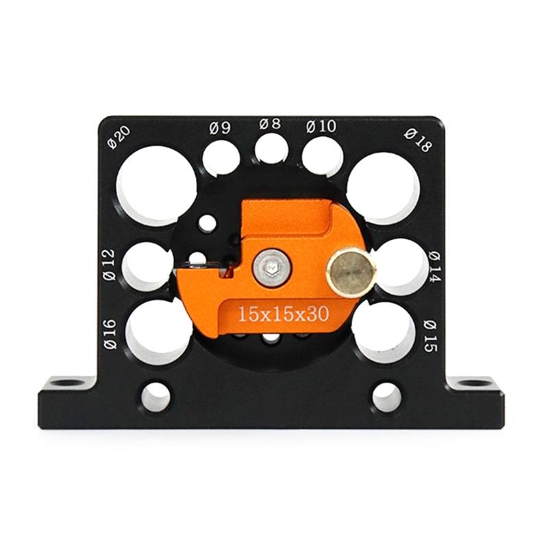 Dowel Cutter Plate Jig Kits with 9 Holes Suitable for Efficient and Accurate Wood Shaping Crafting Carpentry Enthusiasts