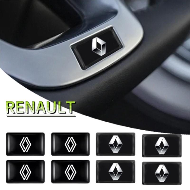 10/20/Pcs 3D Styling Car Epoxy Emblem Stickers Decor Accessories For Renault Fluence Captur Megane Clio Kadjar Talisman Arka Z555
