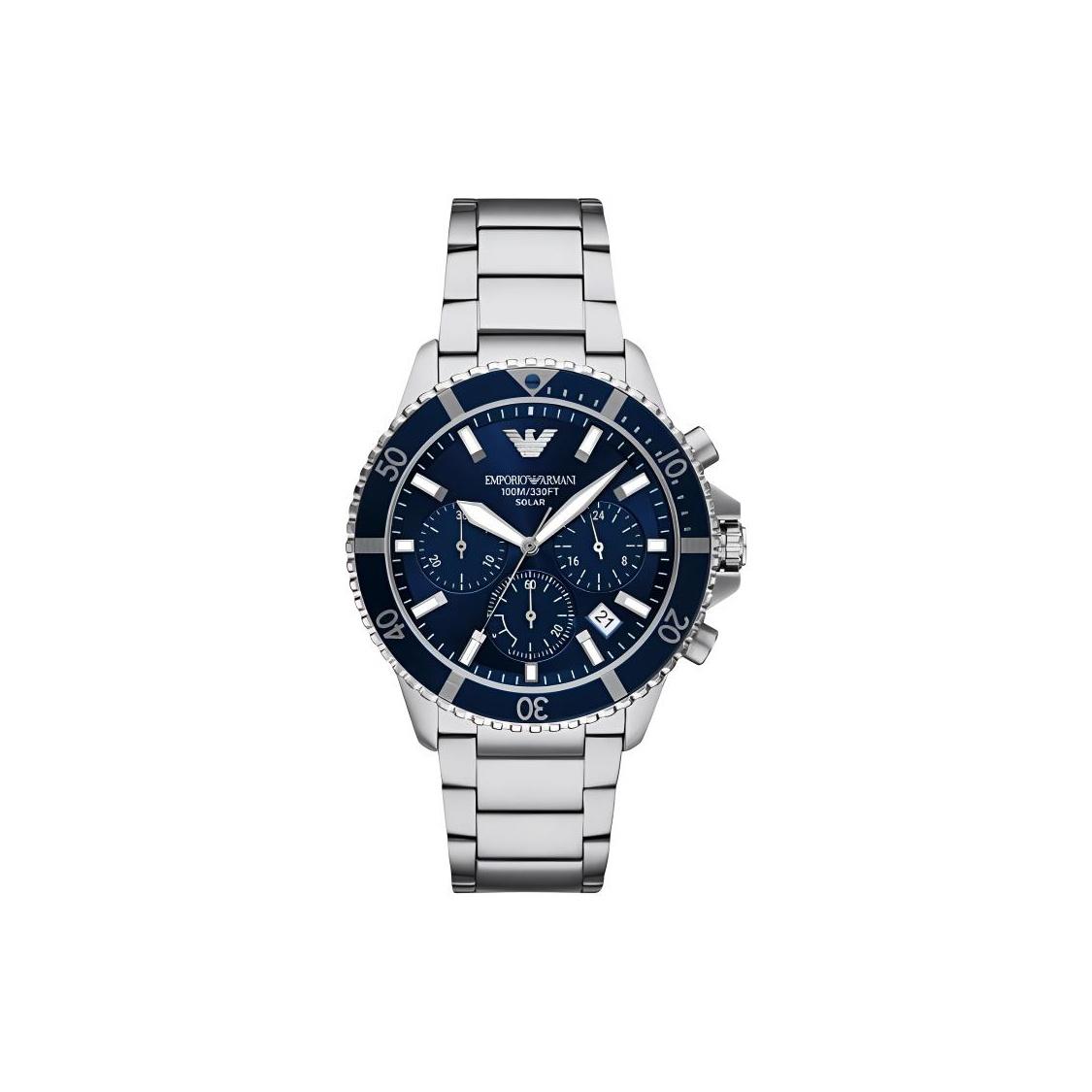 

Emporio Armani World Explorer 43.5mm AR11681-CLG Blue Dial