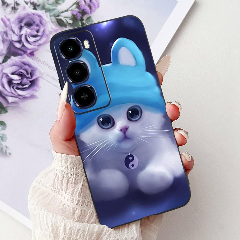 Cool Dragon Lion Tiger Cartoon 2D Printed Pattern Casing For Itel City 100 City100 Case Soft Silicone Black Back Cover Landscape