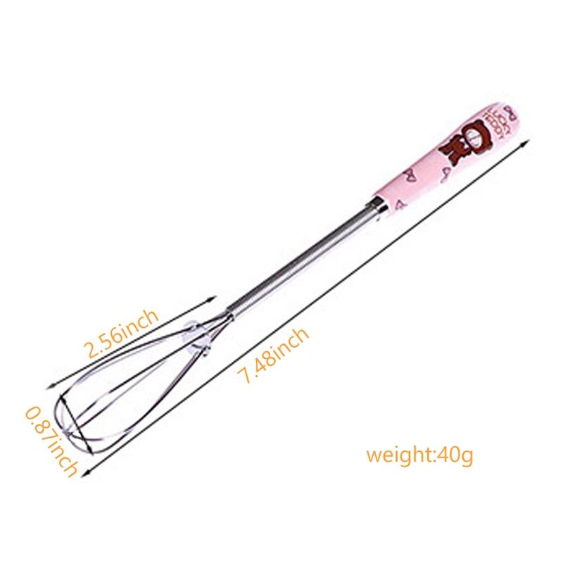 Stainless Steel Whisk with Ceramic Handle Perfect for Stirring and Whipping
