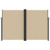 VidaXL Auvent latéral rétractable beige 220x1200 cm 4004870