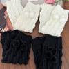 Japanese Knitted Leg Warmers for Women Y2k Harajuku Ribbed Long Socks for Girls Lolita Kawaii Boot Socks Gyaru Accessories