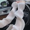 Fashion 8 Pearl Light Silk Summer Sunscreen Sleeves: Breathable, Loose Ice Silk Arm Covers for Women