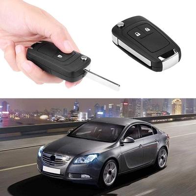 Vauxhall Opel Astra J Insignia Zafira Meriva için Çip Olmadan 2 Düğme Çevirme Araba Anahtarlık Durumda Plastik