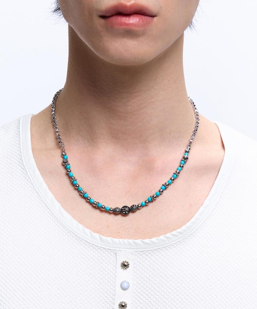 Rssc Western Beads Chain Necklace - Turquoise