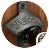 Wall Mounted Bottle Opener Vintage Zinc Alloy Beer Opener Creative Kitchen Bar Tool Home Decor