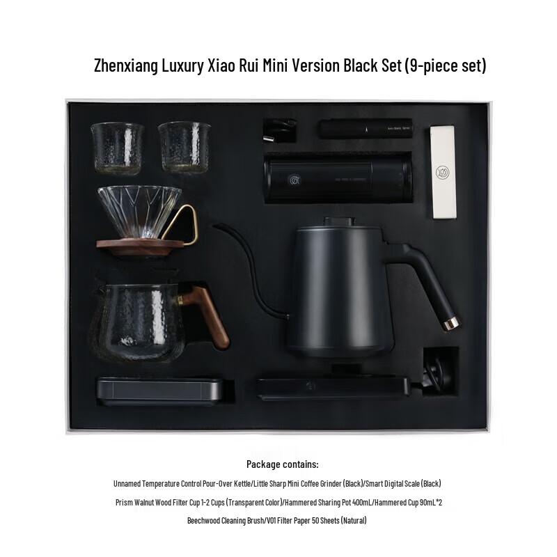 Hero Mini Hand Coffee Grinder & Pour Over Gift Set