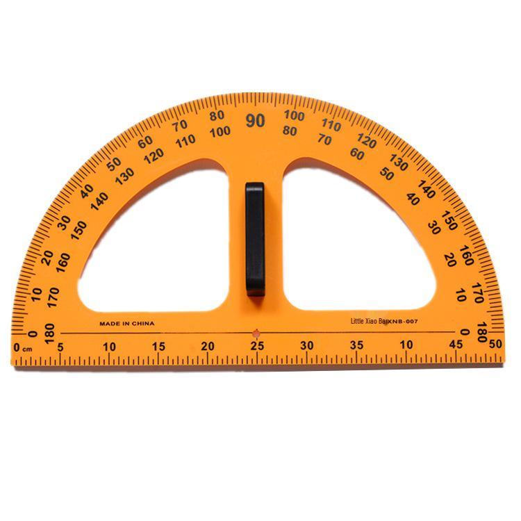 Multifunctional Teaching Ruler and Compass Set: Five-Piece Art Stationery Kit