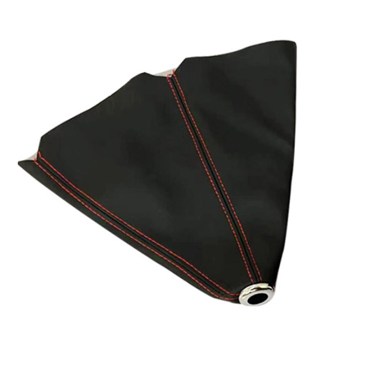 

General suede leather car shift collar car manual shift lever knob shift cover accessories красный