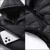 Kapuzenwesten Herren  Winter  Einfarbig Gepolstert Ärmellos  Warme Jacke Winddicht Lässige Weste Verdicken Parkas Jacken