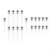10 Pieces 15mm Boilie Screw Peg with Swivel Accessories Hook Surface Rig for Carp Fishing Boilies