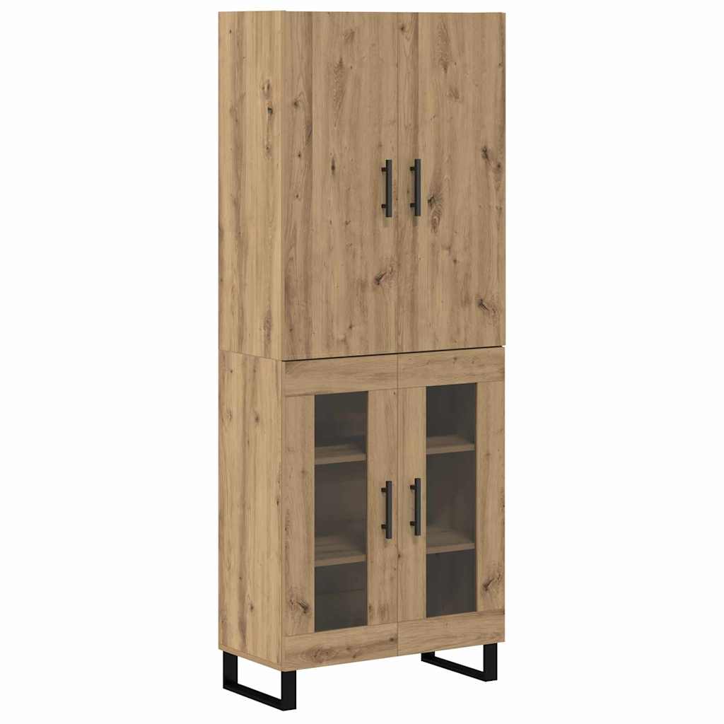 Highboard 2 pcs Artisan Oak 69.5 x 34 x 180 cm