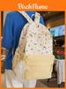 School Backpack For Girls With Oxford Fabric And Butterfly Bow For Teen Study Use