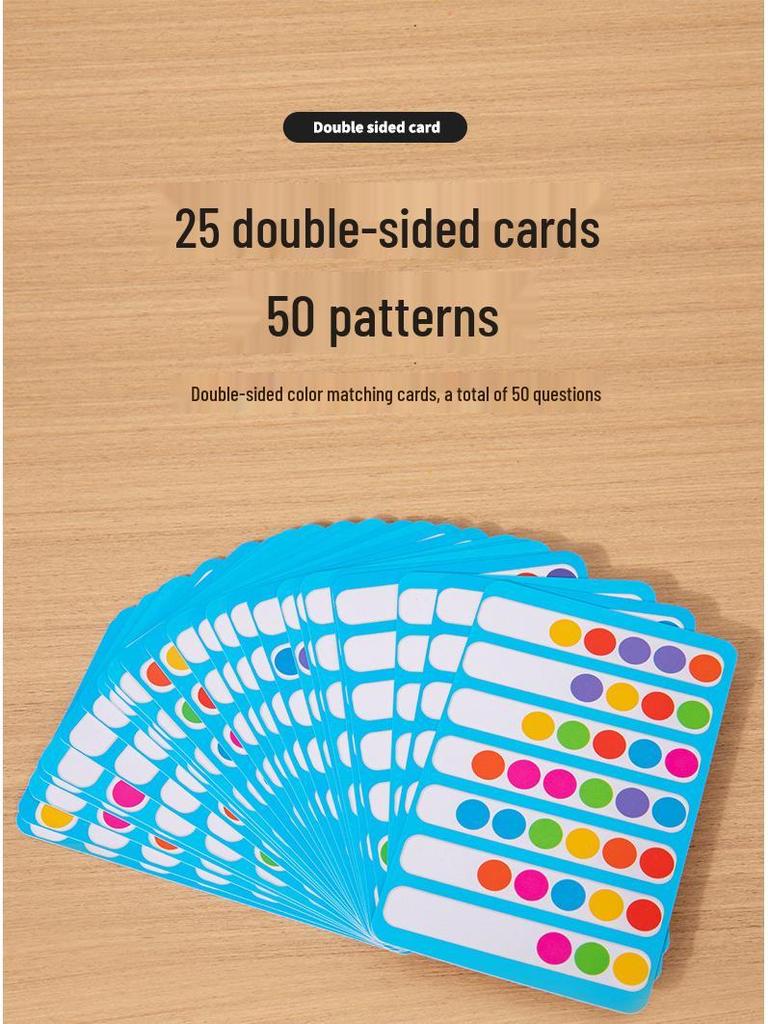 Pom-Pom Beads Color Game: Early Education & Fine Motor Skills Toy for Children