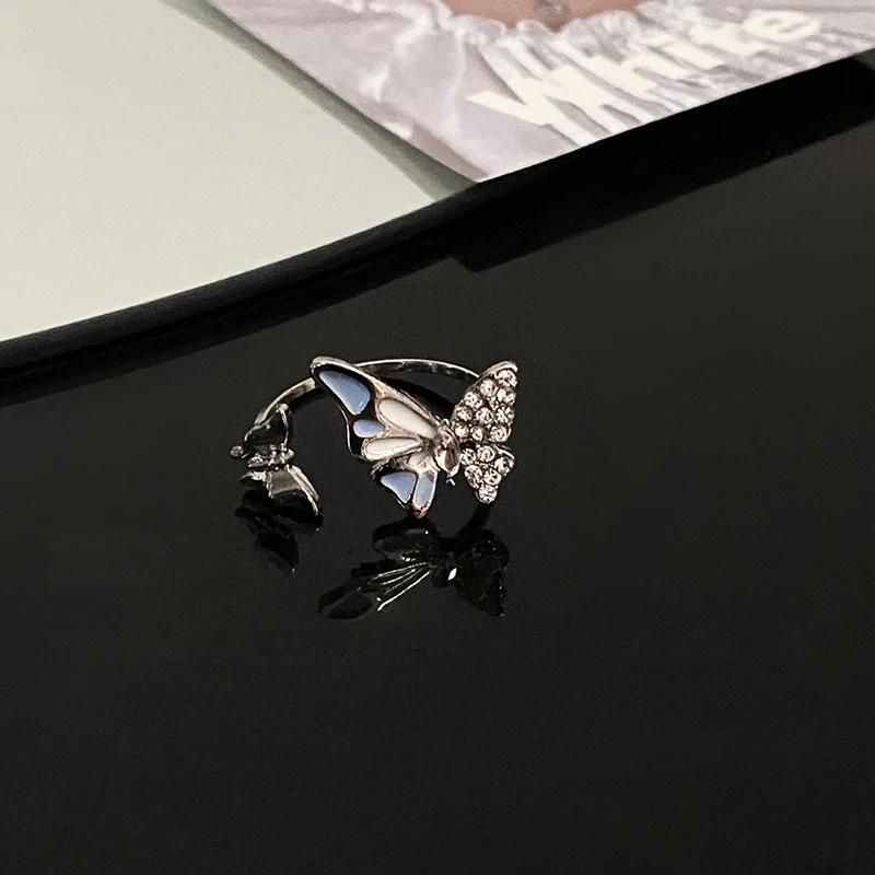 

Универсальное открытое кольцо Blue Butterfly нового дизайна