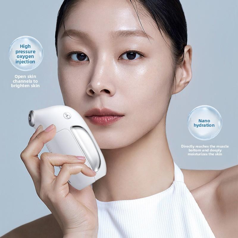 Touch Handheld Oxygen Injection Instrument Household Portable High Pressure Beauty Salon Spray Electric Hydrating Instrument Essence Cleaning