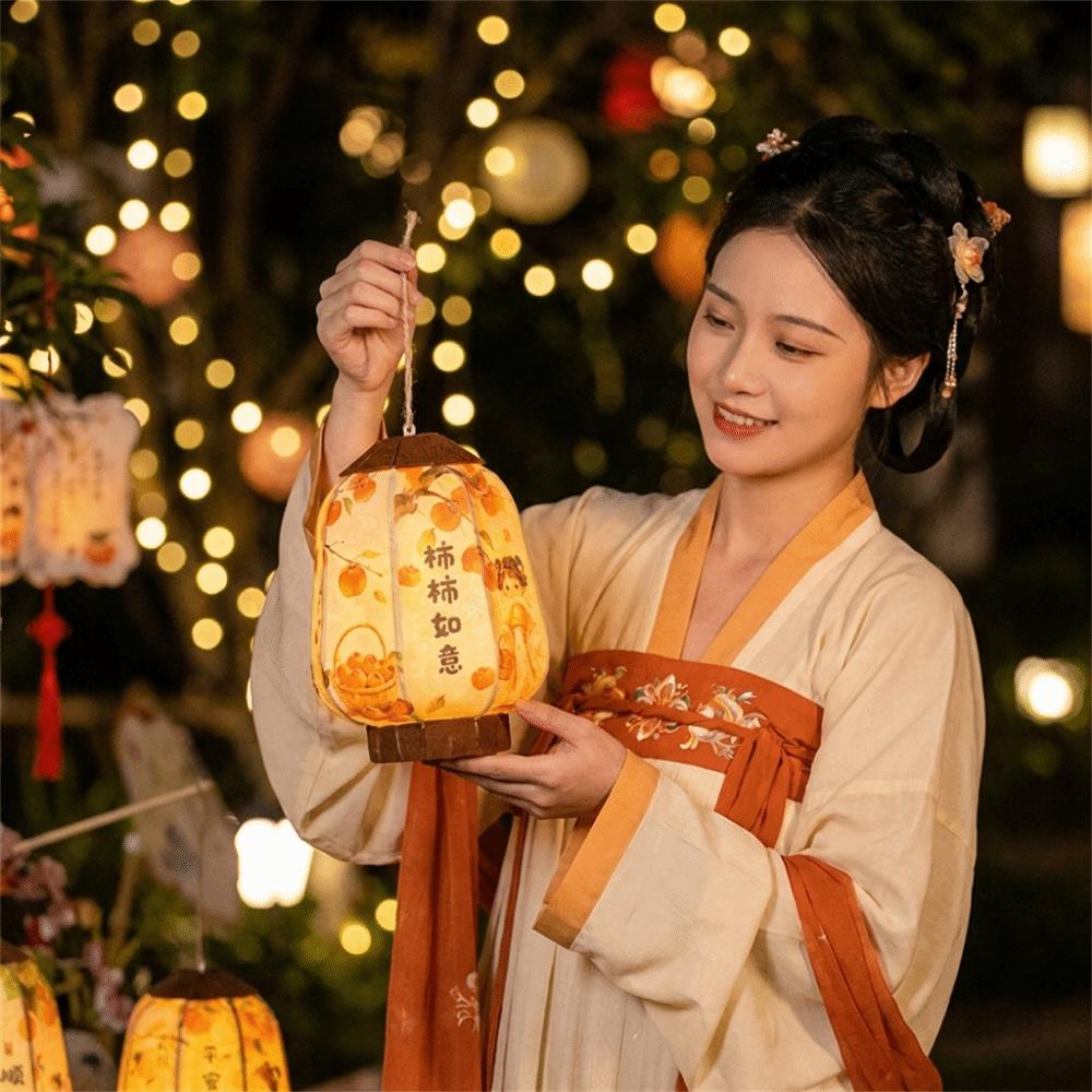 Vintage Lantern Material Kit Luminous Handheld Antique Lanterns Hanfu Dress Cosplay
