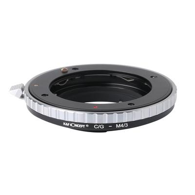 Concept Lensvat Adapter G-vat lens Micro Four Thirds vat met scherpstelring K&F KF-CGM43 (Contax conversie)