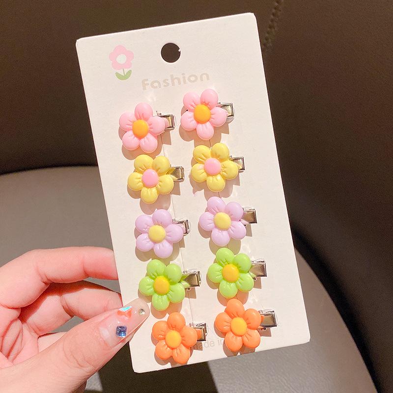 Infant Cartoon Hair Clips for Girls - Cute, Small Hairpins