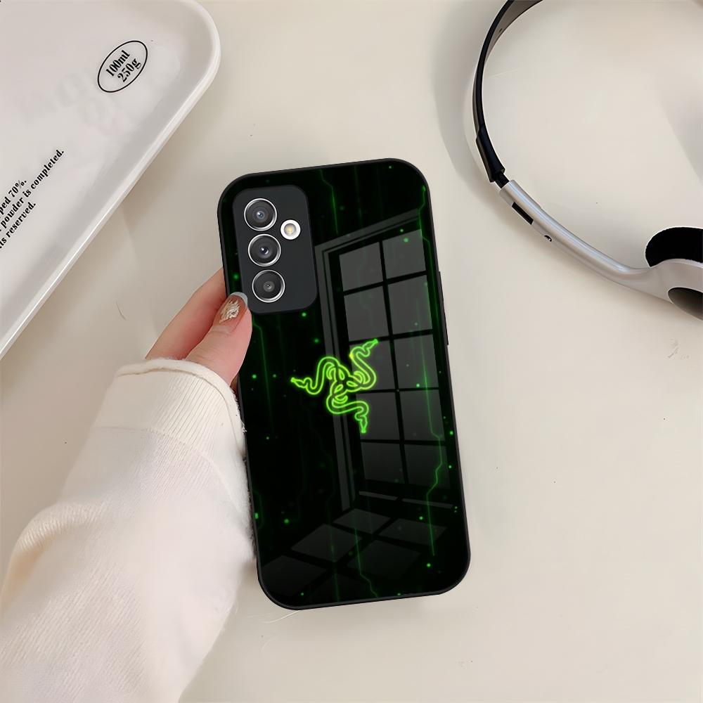 R-Razer Handyhülle Glas Für Samsung S24 S26 S23 S20 S25 S21 S22 Ultra Fe Plus A05 A06 A16 A26 A36 A56 Hülle